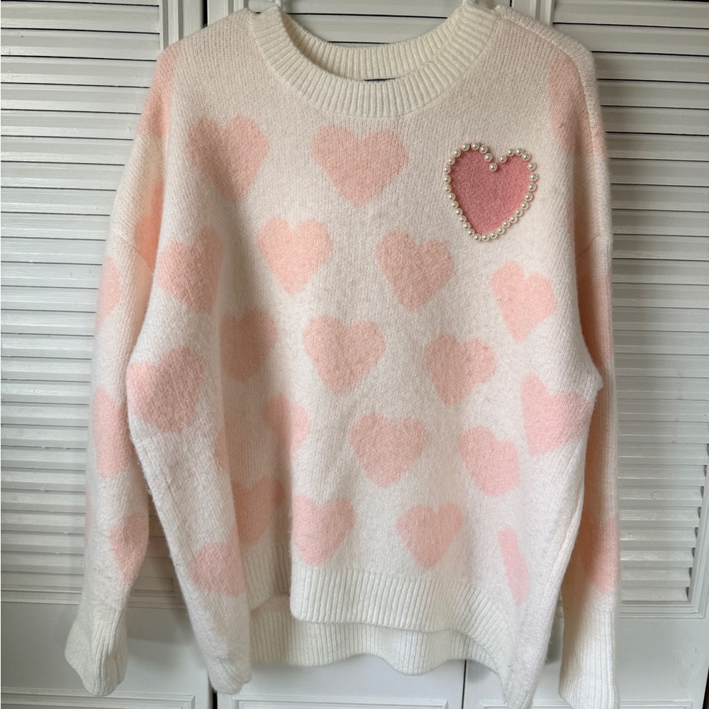 Vince Camuto heart sweater - Picture 8 of 8